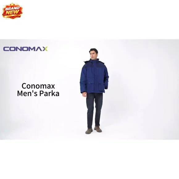 Men's Winter Ski Jacket Water Repellent Windproof Hooded Parka